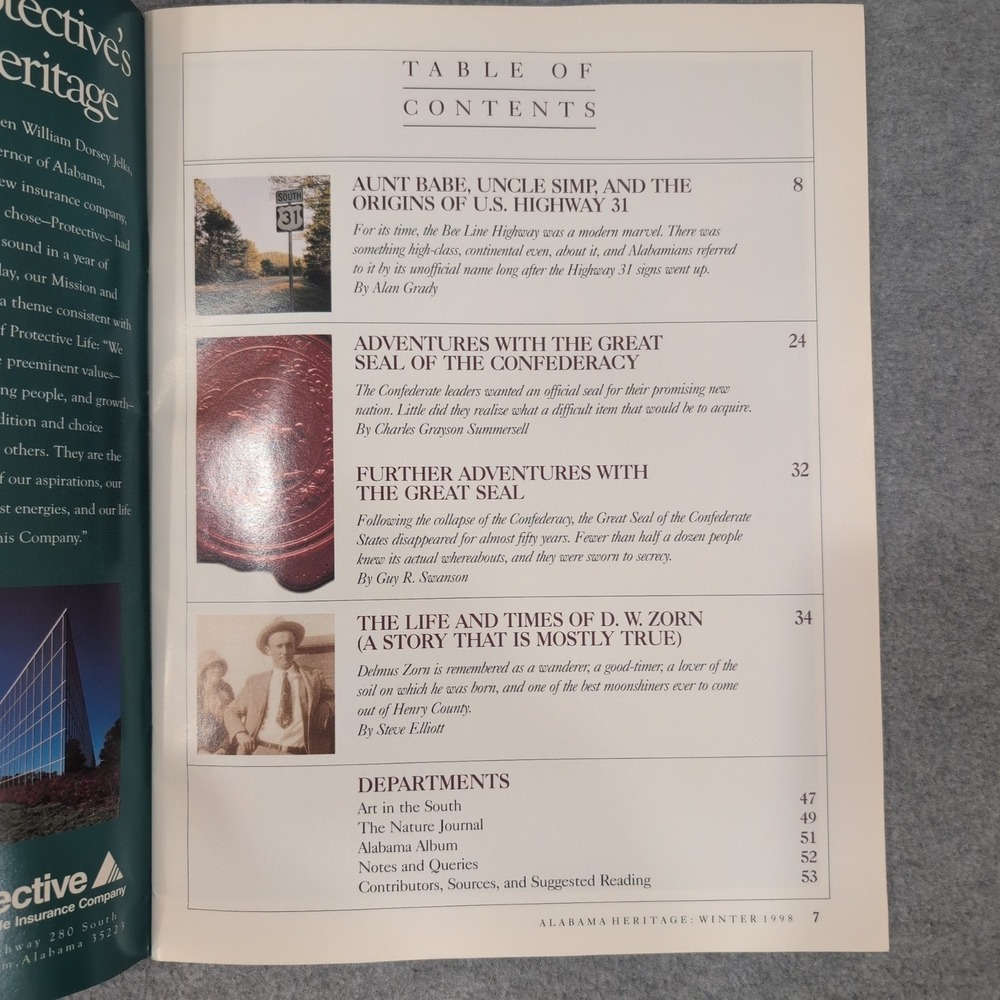 Alabama Heritage Magazine Journal Collection History Culture Set of 3 - Picture 4 of 4